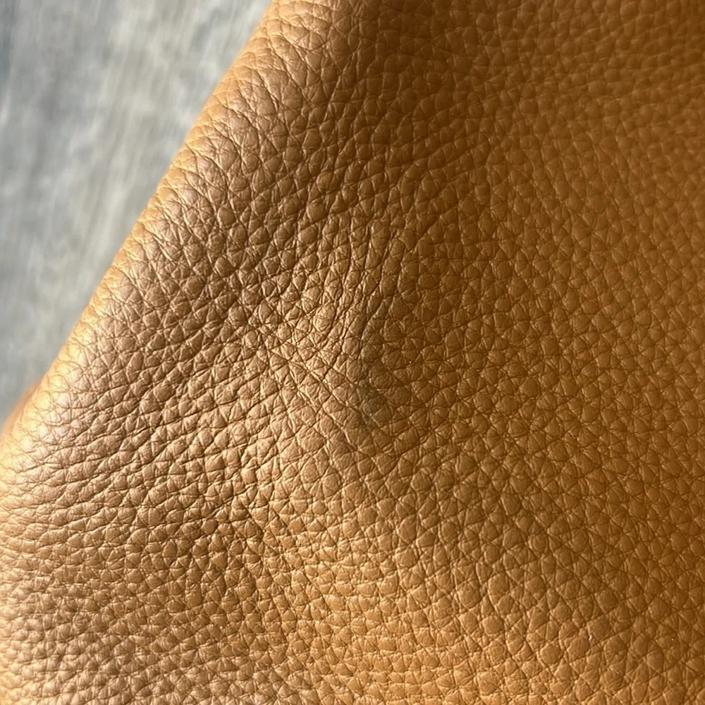 Michael Kors Purse Brown Raven Large Shoulder Bag Pebbled Leather - Picture 7 of 16